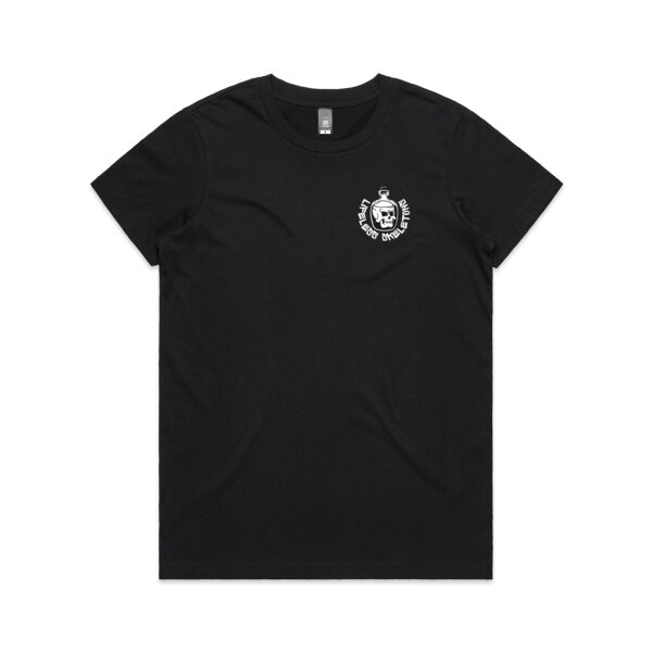 Lifeless Skeletons - Womens AS Maple Tee (Black) Thumbnail