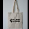Budget Calico Tote Bag Thumbnail