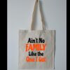 Budget Calico Tote Bag Thumbnail